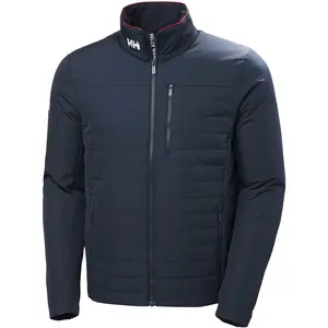 Comparateur de prix : Veste Helly Hansen Crew Insulator PrimaLoft 2.0 bleu marine blanc  - L