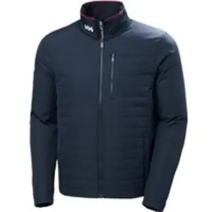 Comparateur de prix : Veste Helly Hansen Crew Insulator PrimaLoft 2.0 bleu marine blanc  - XL
