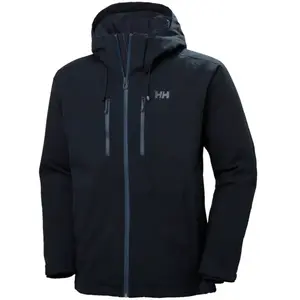 Veste Helly Hansen Juniper 3.0 bleu foncé logo gris - XXL pas cher