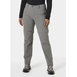 Helly-Hansen Pantalon convertible Helly Hansen Elv Light Zip Off Tur gris femme - XL pas cher