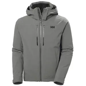 Comparateur de prix : Helly Hansen - Alpha Lifaloft Jacket - Veste ski homme Concrete - S