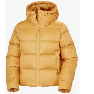 Comparateur de prix : Veste à capuche Helly Hansen Essence Down jaune femme - M