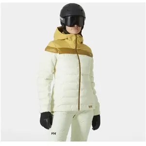 Veste à capuche Helly Hansen Imperial Puffy blanc perle jaune femme - M pas cher