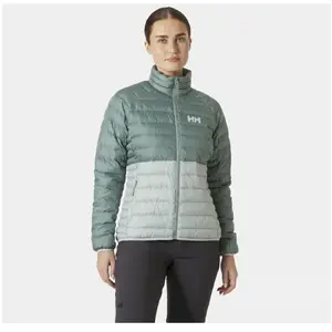 Comparateur de prix : Helly Hansen Banff Insulator Jacket - Doudoune femme Green Mist / Cactus XL