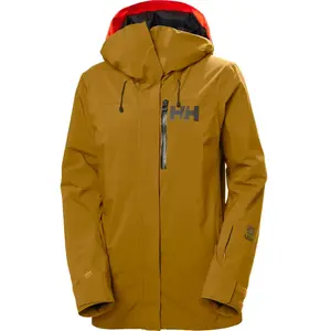 Helly Hansen - Women's Powshot Jacket - Veste de ski taille M, brun pas cher