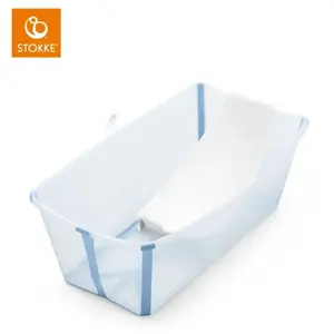 Pack Flexi Bath baignoire avec transat BLEU Stokke pas cher