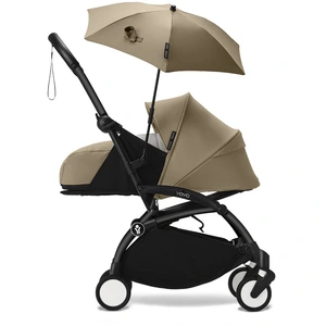 Ombrelle poussette YOYO MARRON Stokke pas cher