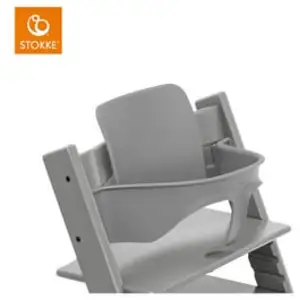 Stokke Set² tripp trapp® - gris tempête : chaise haute confortable pour bébé 650004 pas cher