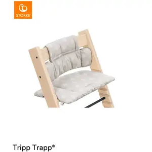 STOKKE® Coussin pour chaise haute enfant Tripp Trapp® Classic Star Silver pas cher