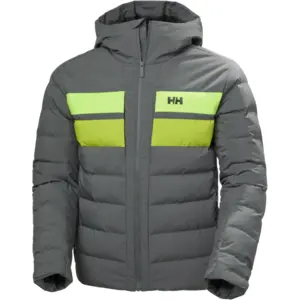 Helly Hansen - Bossanova Puffy 2.0 Jacket - Veste ski homme Thunder Grey - XL pas cher