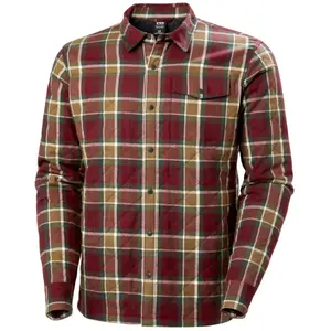 Comparateur de prix : Helly Hansen - Isfjord Insulated Shacket - Chemise homme Sepia Fjell -...