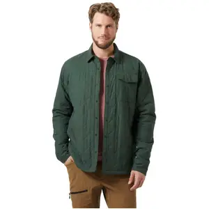 Comparateur de prix : Helly Hansen - Isfjord Insulated Shacket - Chemise homme Green - 2XL