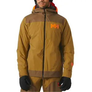 Veste à capuche Helly Hansen Powdreamer 2.0 PrimaLoft marron verdâtre ... pas cher