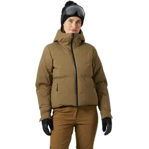 Helly Hansen - Nora Short Puffy Jacket - Veste ski femme Sepia Plad - ... pas cher