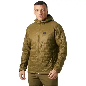 Helly Hansen - Lifaloft Hooded Insulator Jacket - Doudoune homme Sepia - S pas cher