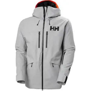 Veste à capuche Helly Hansen Garibaldi 2.0 RECCO gris clair orange - XL pas cher