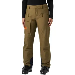 Helly Hansen - Powderqueen Pant - Pantalon ski femme Sepia - L pas cher