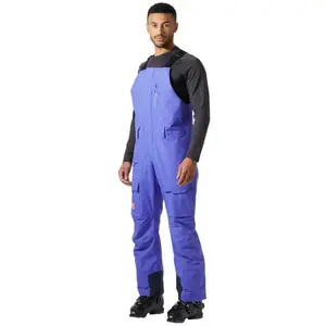 Helly Hansen - Sogn Bib Cargo Pant - Pantalon ski homme Ultra Violet -... pas cher