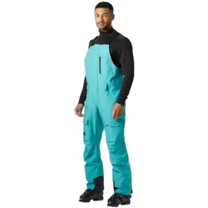 Helly Hansen - Sogn Bib Cargo Pant - Pantalon ski homme Green - XL pas cher