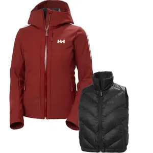 Helly Hansen - Avanti 3-In-1 Softshell Jacket - Veste ski femme Red - ... pas cher