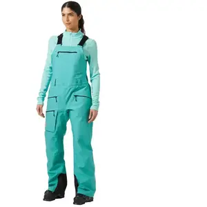 Helly Hansen - Powderqueen Bib 2.0 Pant - Pantalon ski femme Green - S pas cher