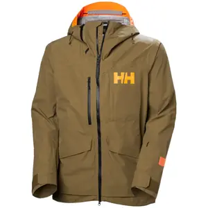 Helly Hansen - Ridge Infinity Shell Jacket - Veste ski homme Sepia - S pas cher