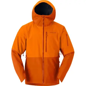 Norrøna - Lofoten GORE-TEX Jacket - Veste de ski taille L, rouge/orang... pas cher