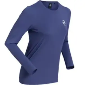 T-shirt manches longues femme Daehlie Sportswear Tempo Bleu XL 333964-... pas cher