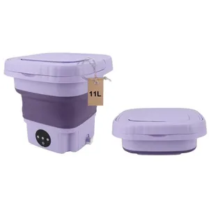 Mini laveuse pliable Machine à laver portative 11L ABS PP, Mini lave-s...Vendu parcdiscount