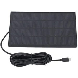 SURENHAP Panneau solaire pour la caméra de sécurité Panneau solaire 5W...Vendu parcdiscount