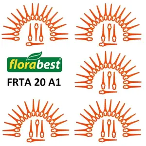Jeu de 100 couteaux en plastique avec disque à découper pour Florabest frta 20 A1 ian 282232Vendu paramazon