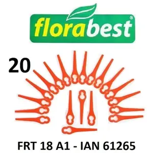 Florabest - 20 lames de rechange FRT18A1 - ian 61265 Couteaux de recha... pas cher