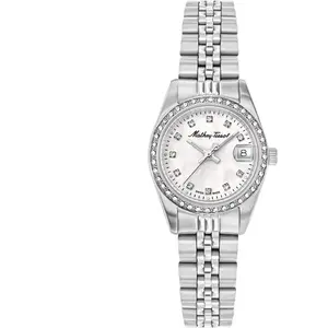 Mathey-Tissot - Montre Femme Quartz Swiss Made RONDA 585 H3 en Acier argentée OS pas cher