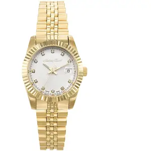 Mathey-Tissot - Montre Femme Quartz Swiss Made RONDA 585 H3 en Acier dorée OS pas cher