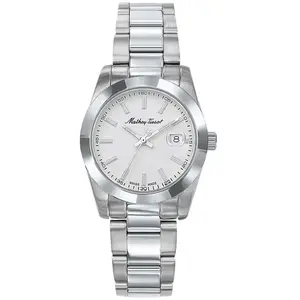 Mathey-Tissot - Montre Femme Quartz Swiss Made RONDA 585 H3 en Acier argentée OS pas cher