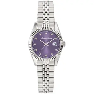 Mathey-Tissot - Montre Femme Quartz Swiss Made RONDA 585 H3 en Acier argentée OS pas cher