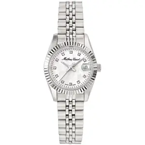 Mathey-Tissot - Montre Femme Quartz Swiss Made RONDA 585 H3 en Acier argentée OS pas cher