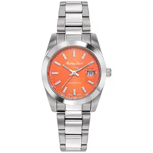 Mathey-Tissot - Montre Femme Quartz Swiss Made RONDA 585 H3 en Acier argentée OS pas cher