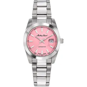 Mathey-Tissot - Montre Femme Quartz Swiss Made RONDA 585 H3 en Acier argentée OS pas cher
