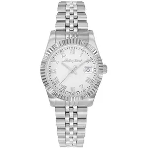 Mathey-Tissot - Montre Femme Quartz Swiss Made RONDA 585 H3 en Acier argentée OS pas cher