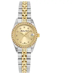 Mathey-Tissot - Montre Femme Quartz Swiss Made RONDA 585 H3 en Acier argentée OS pas cher