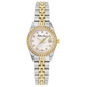 Mathey-Tissot - Montre Femme Quartz Swiss Made RONDA 585 H3 en Acier argentée OS pas cher