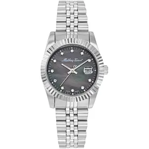 Mathey-Tissot - Montre Femme Quartz Swiss Made RONDA 585 H3 en Acier argentée OS pas cher