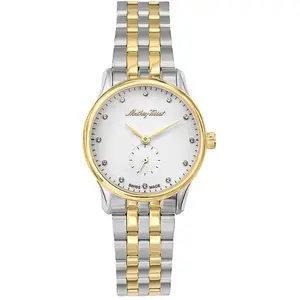 Mathey-Tissot - Montre Femme Quartz Swiss Made RONDA 1064 en Acier Bic... pas cher