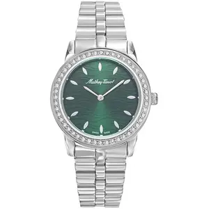 Mathey-Tissot - Montre Femme Quartz Swiss Made RONDA 1062 en Acier argentée OS pas cher