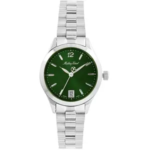 Mathey-Tissot - Montre Femme Quartz Swiss Made RONDA 505h6 en Acier argentée OS pas cher