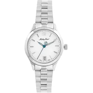 Mathey-Tissot - Montre Femme Quartz Swiss Made RONDA 505h6 en Acier argentée OS pas cher