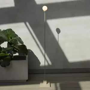 Northern lampadaire rechargeable LED Snowball, gris-beige, 2 700 K
