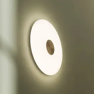Northern Applique murale LED Glint, Ø 36 cm, verre, blanc opaleVendu parluminaire