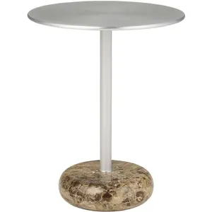 Northern - Table d'appoint Ton - Métal - Marbre Dark Emperador - Desig...Vendu parmade-in-design